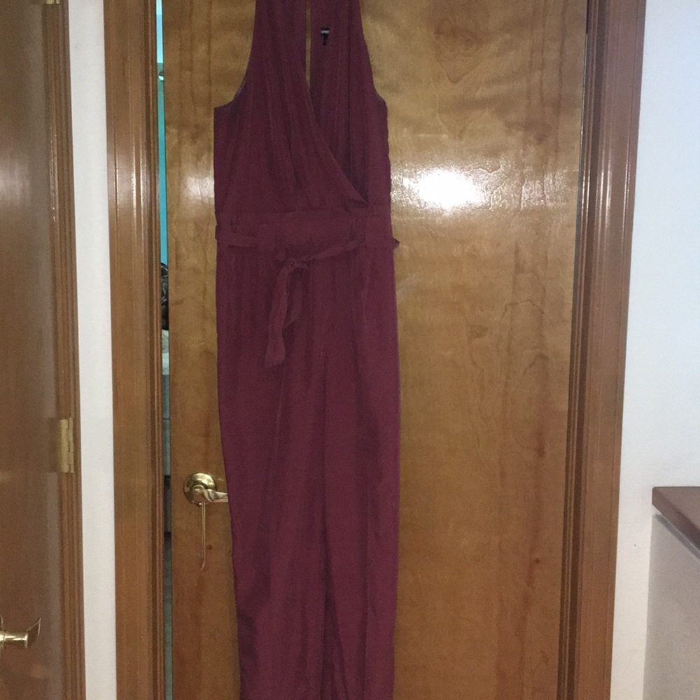 Rosy pink/mauve colored jumpsuit